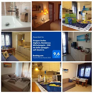  Apartament Gruppo Aedes Alghero, Residenza Michelangelo - 500 Mt Dalla Włochy